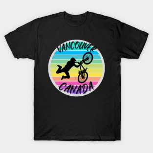 Vancouver Canada Mountain biking T-Shirt